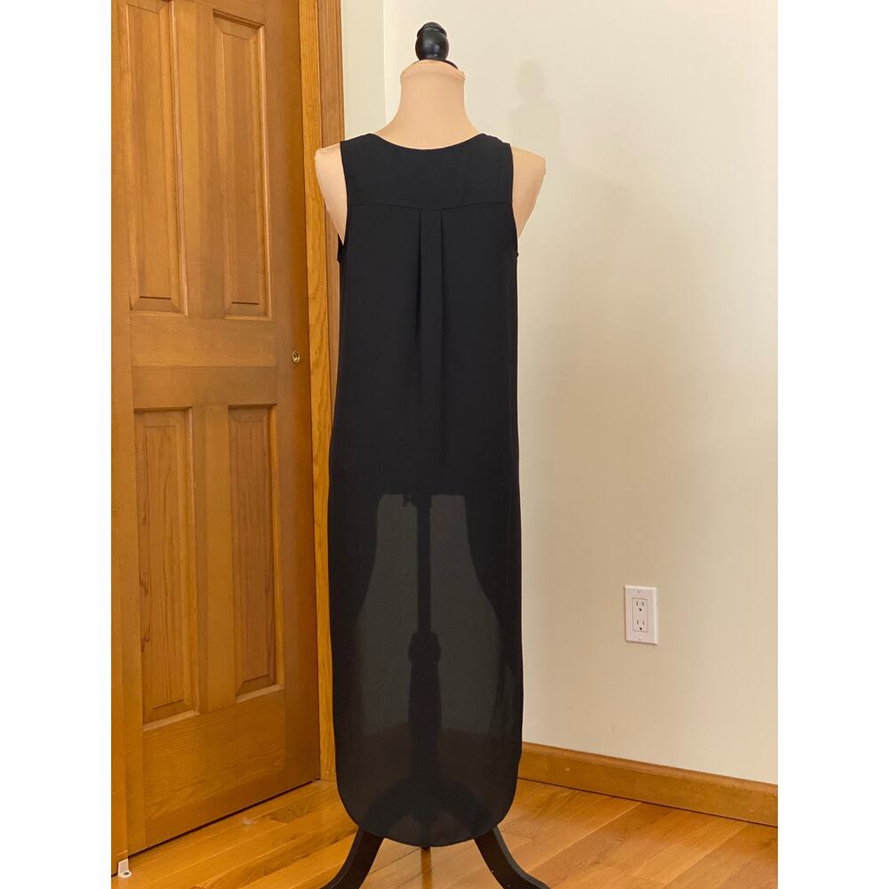 Necessary Objects High Low Button-Up Black Tunic … - image 7